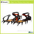 new model 12 teeth mountain climbing adjustable nonslip snow ice crampons for shoes